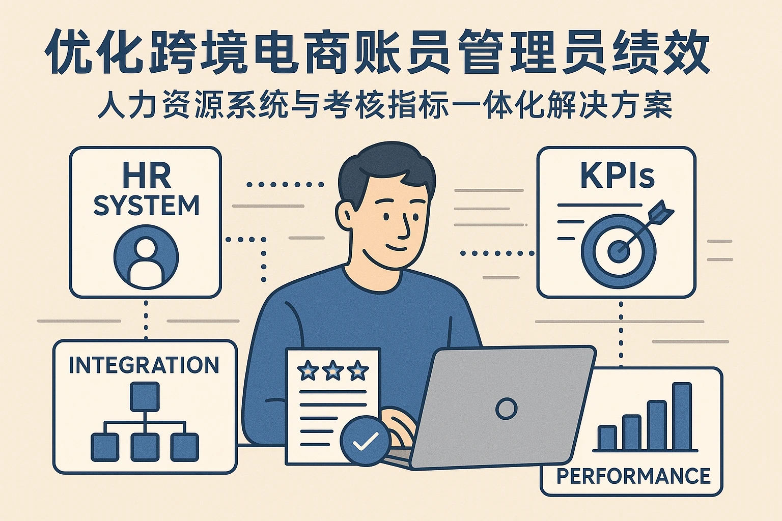 优化跨境电商账号管理员绩效:人力资源系统与考核指标一体化解决方案