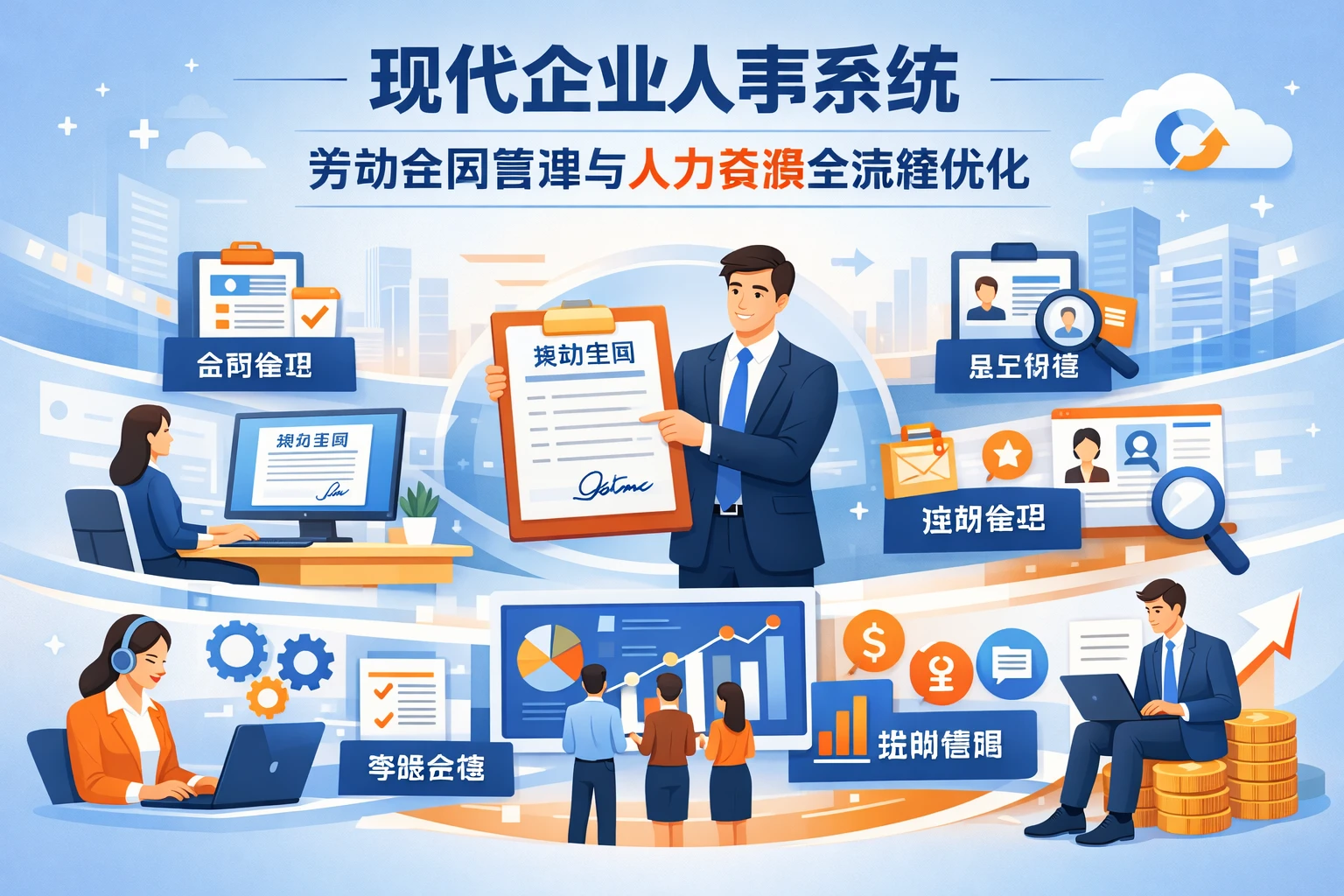 现代企业人事系统：劳动合同管理与人力资源全流程优化