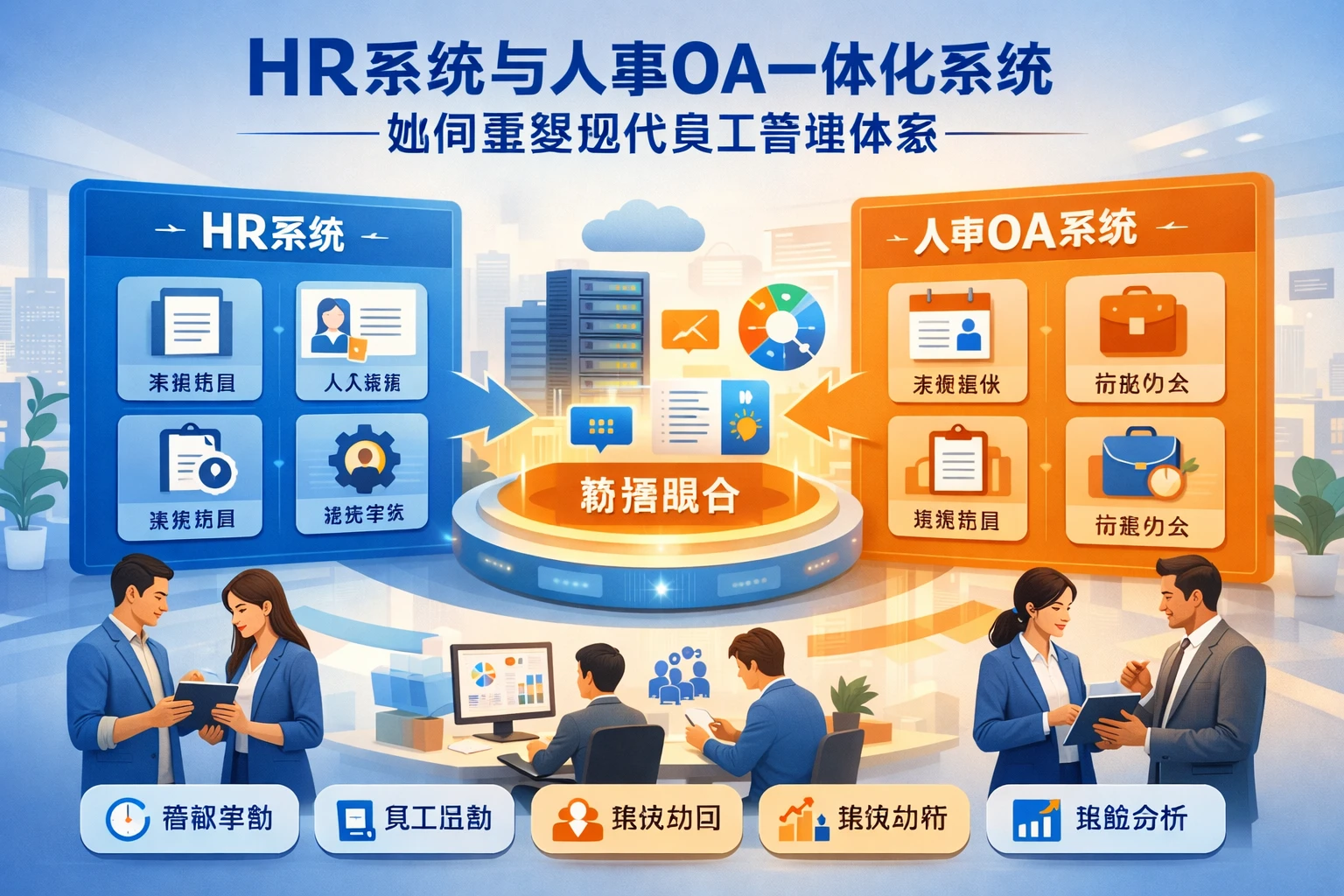 HR系统与人事OA一体化系统如何重塑现代员工管理体系