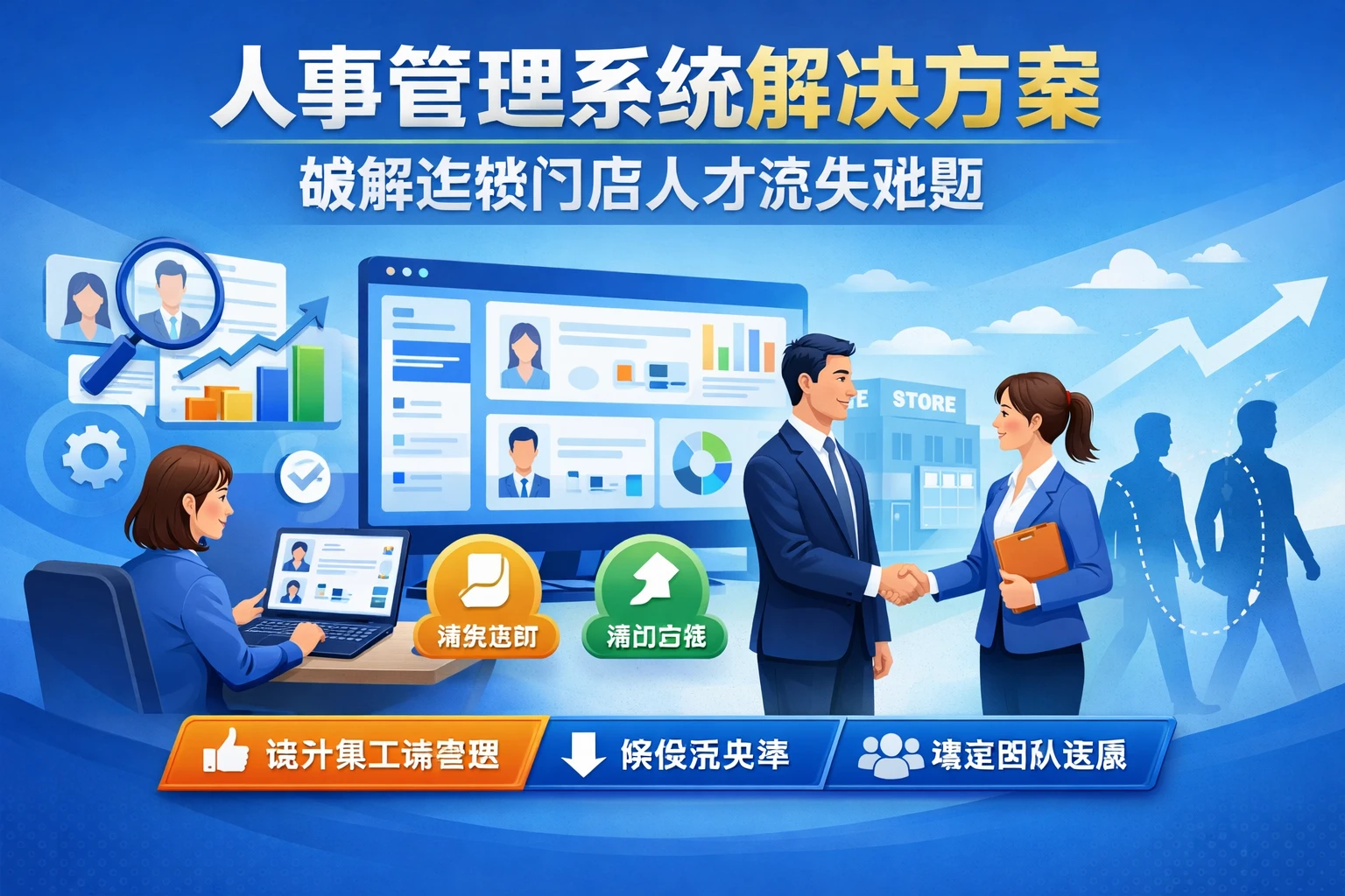人事管理系统解决方案：破解连锁门店人才流失难题