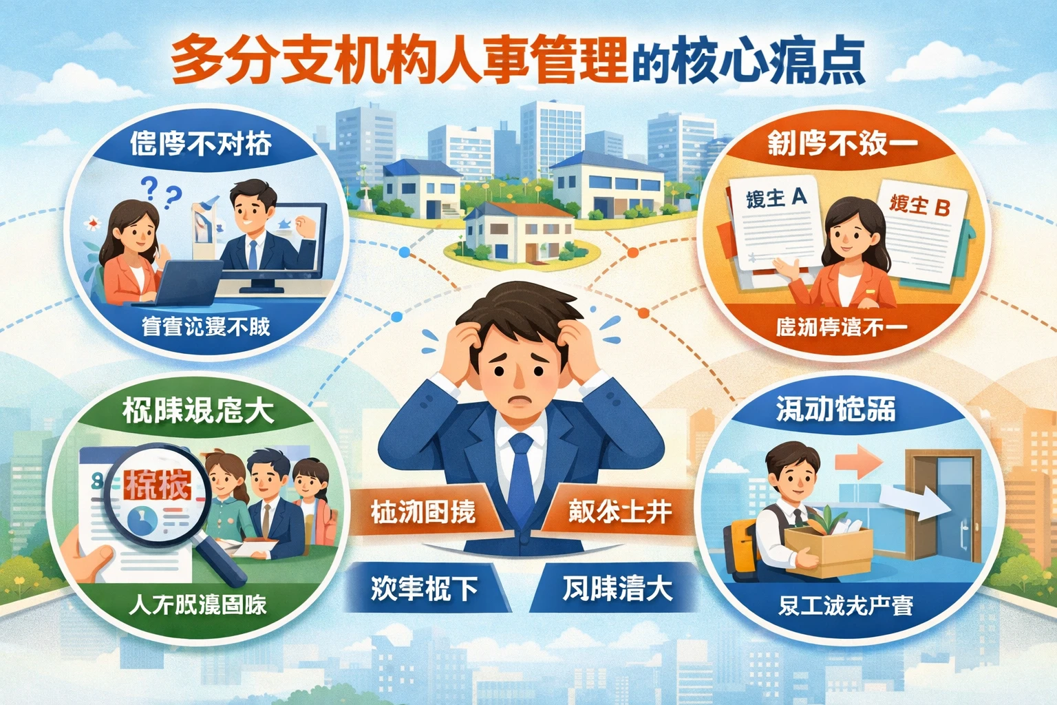 多分支机构人事管理的核心痛点