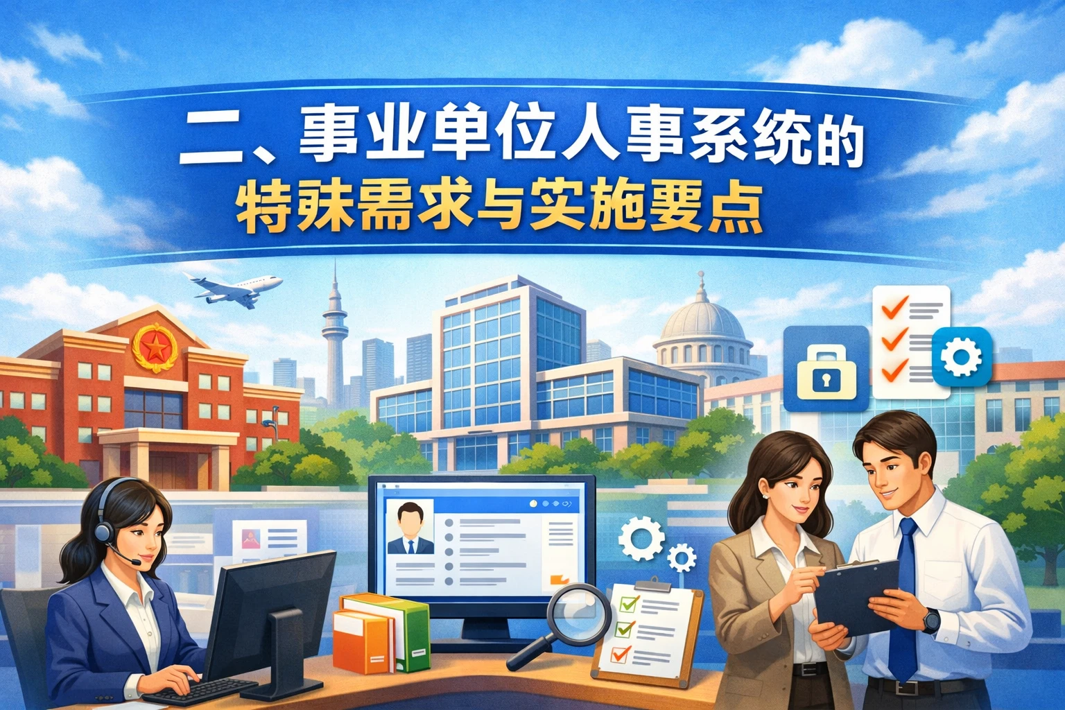 二、事业单位人事系统的特殊需求与实施要点