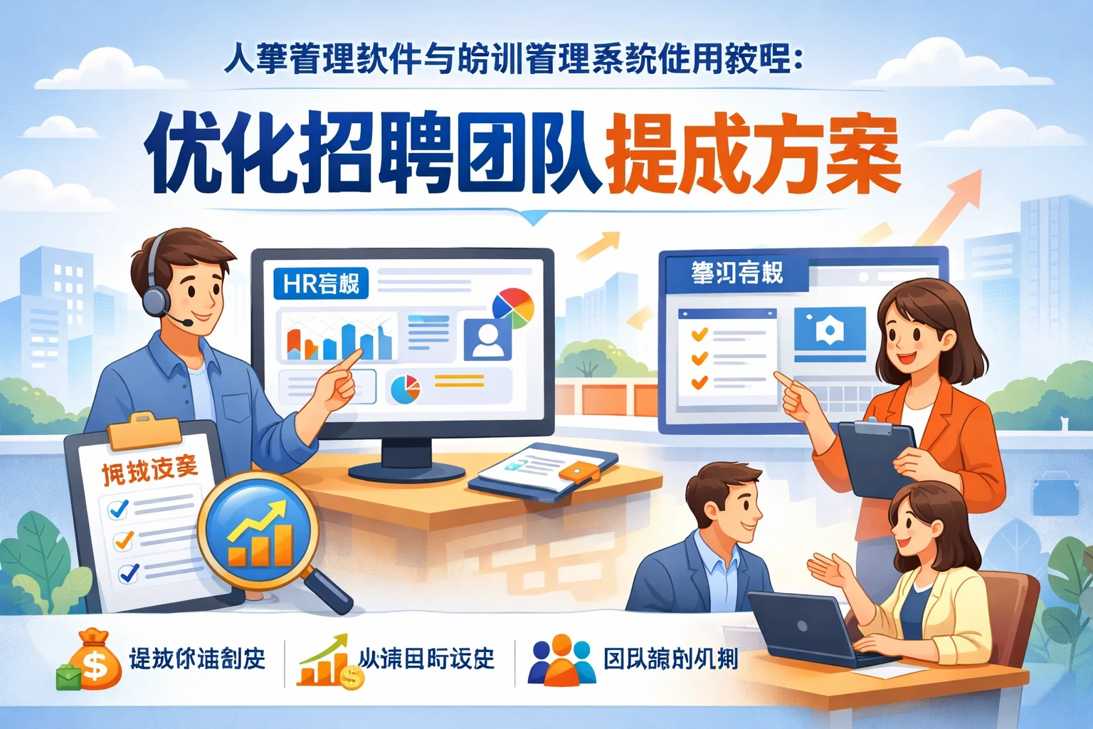 人事管理软件与培训管理系统使用教程：优化招聘团队提成方案