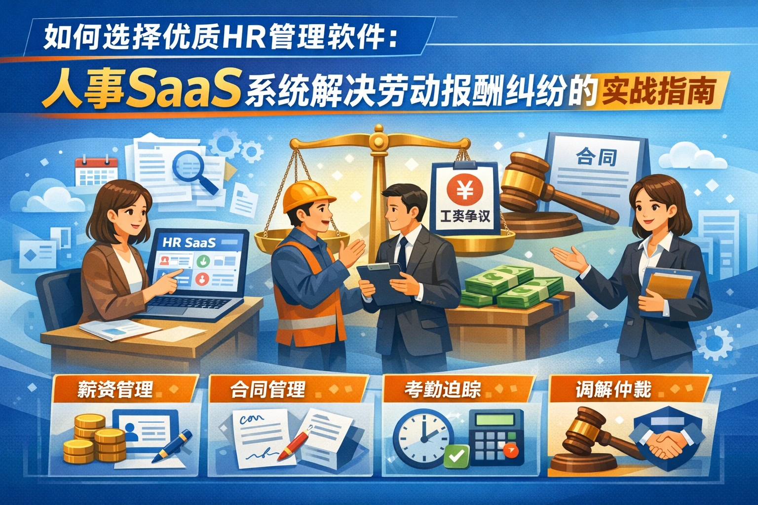 如何选择优质HR管理软件:人事SaaS系统解决劳动报酬纠纷的实战指南