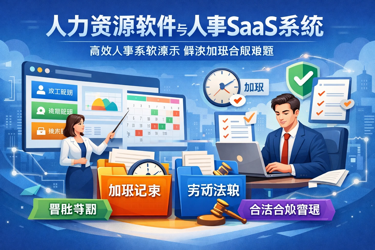 人力资源软件与人事SaaS系统：高效人事系统演示解决加班合规难题