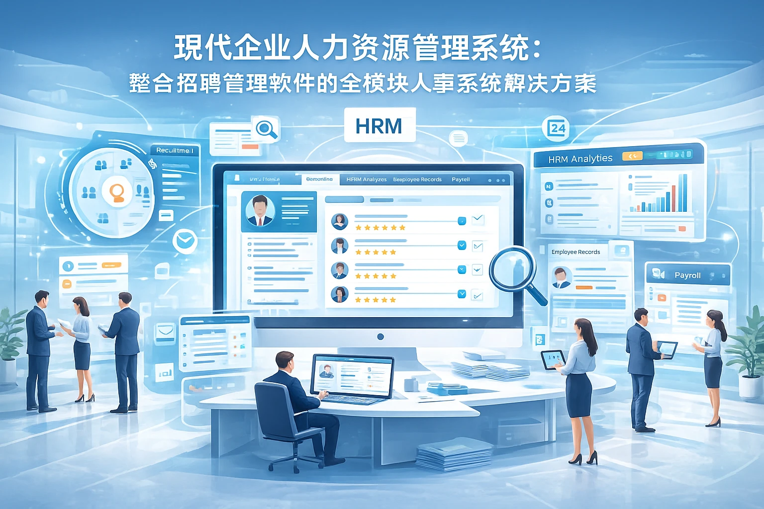 现代企业人力资源管理系统:整合招聘管理软件的全模块人事系统解决方案