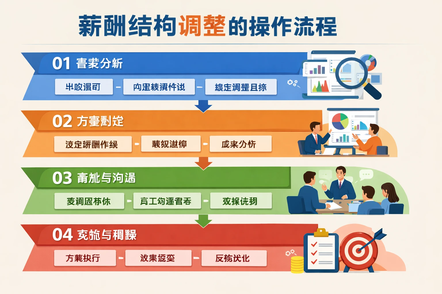 薪酬结构调整的操作流程