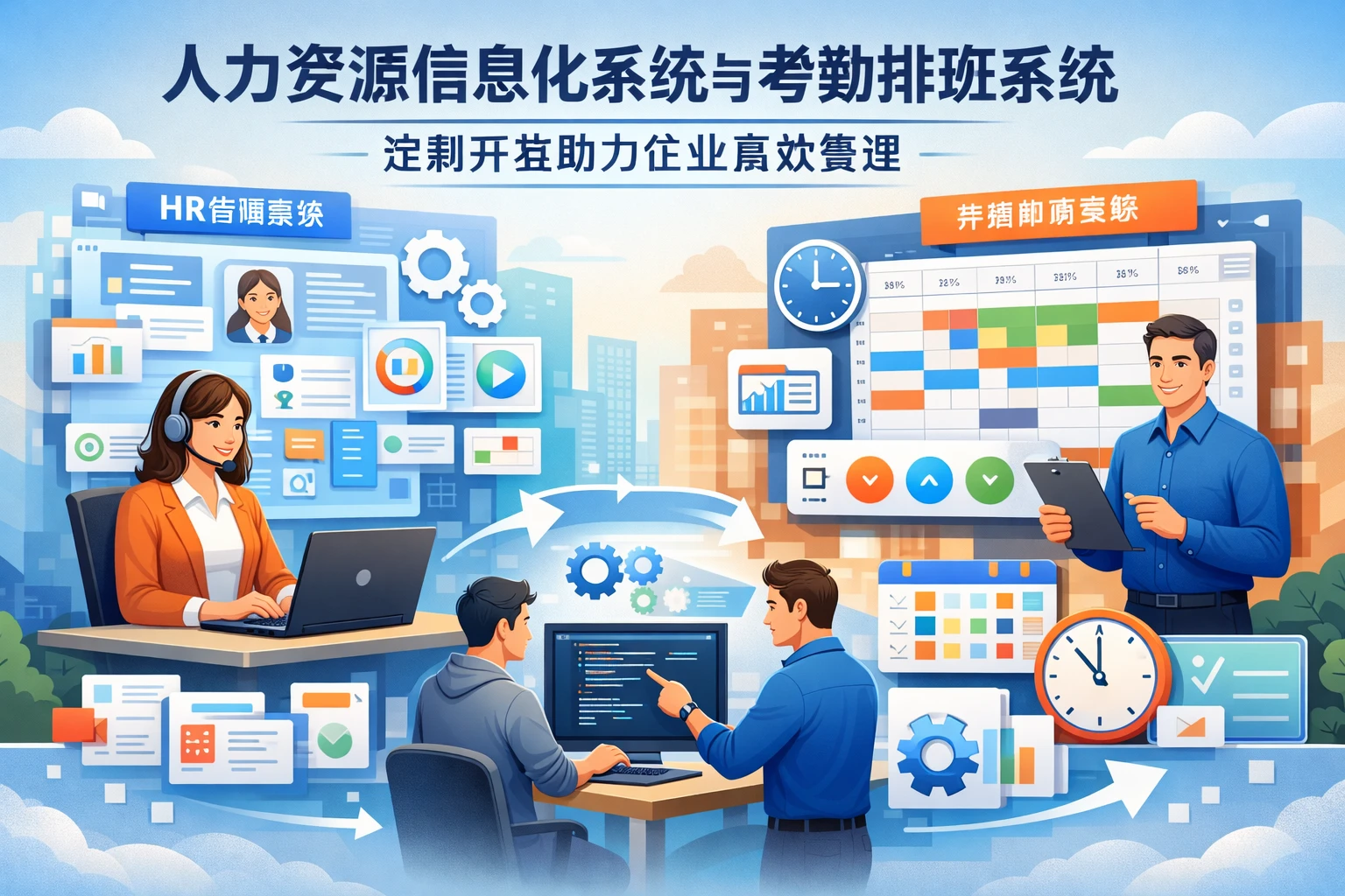 人力资源信息化系统与考勤排班系统：定制开发助力企业高效管理