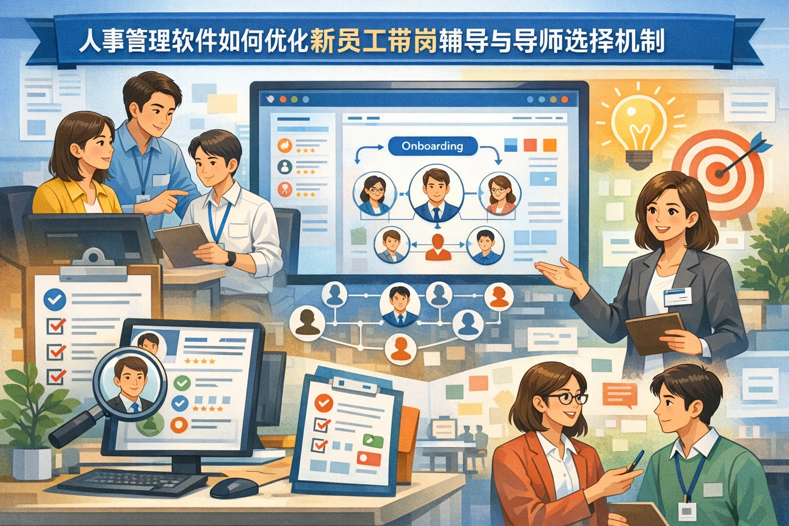 人事管理软件如何优化新员工带岗辅导与导师选择机制