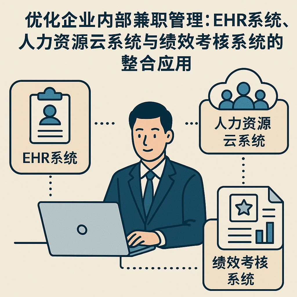 优化企业内部兼职管理:EHR系统、人力资源云系统与绩效考核系统的整合应用