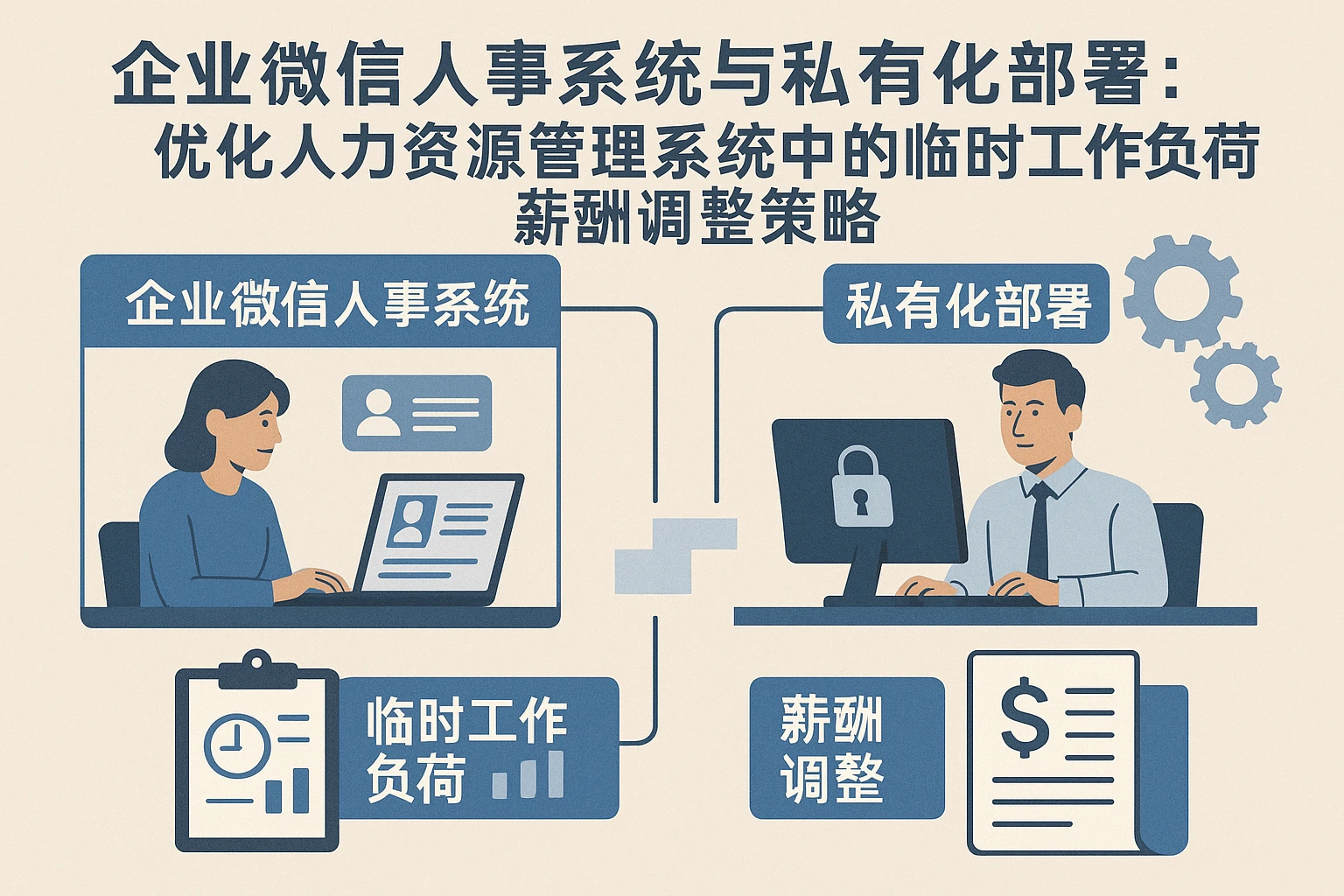 企业微信人事系统与私有化部署:优化人力资源管理系统中的临时工作负荷与薪酬调整策略