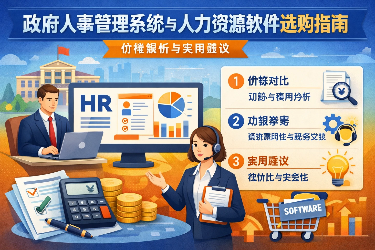 政府人事管理系统与人力资源软件选购指南：价格解析与实用建议