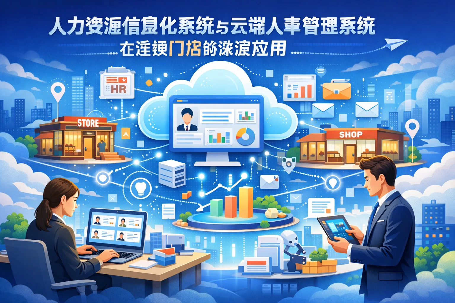 人力资源信息化系统与云端人事管理系统在连锁门店的深度应用