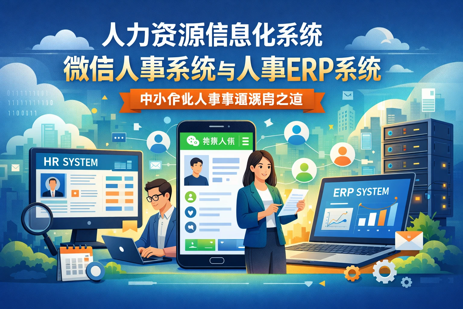 人力资源信息化系统、微信人事系统与人事ERP系统：中小企业人事管理破局之道