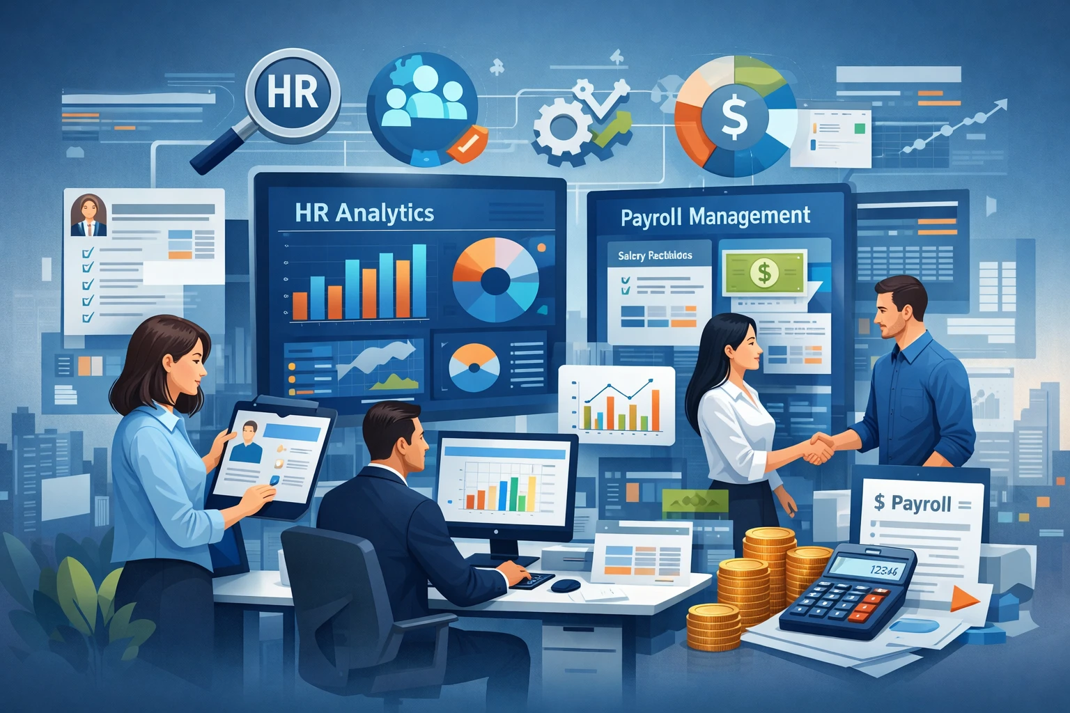 现代企业人力资源软件、人事大数据系统与薪资管理系统的整合应用