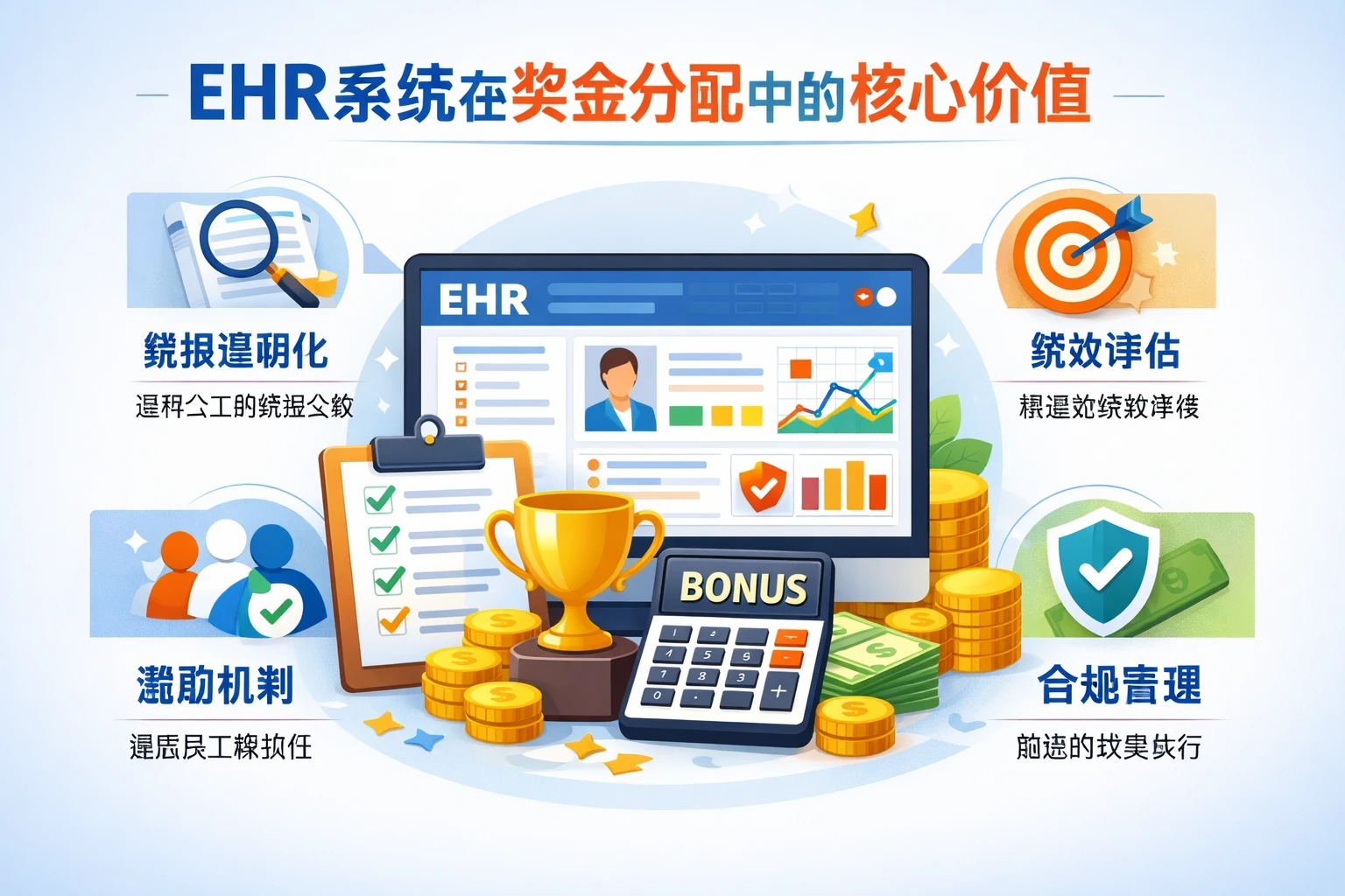 EHR系统在奖金分配中的核心价值
