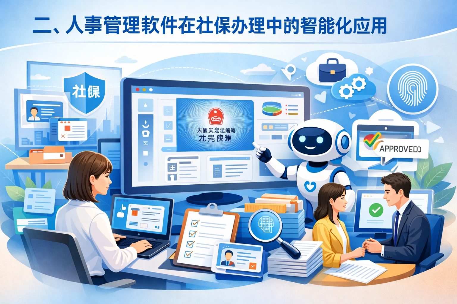 二、人事管理软件在社保办理中的智能化应用