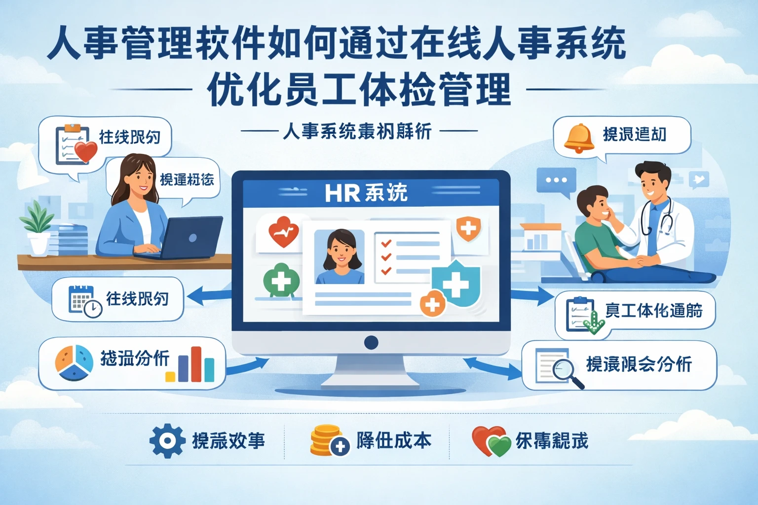 人事管理软件如何通过在线人事系统优化员工体检管理：人事系统案例解析