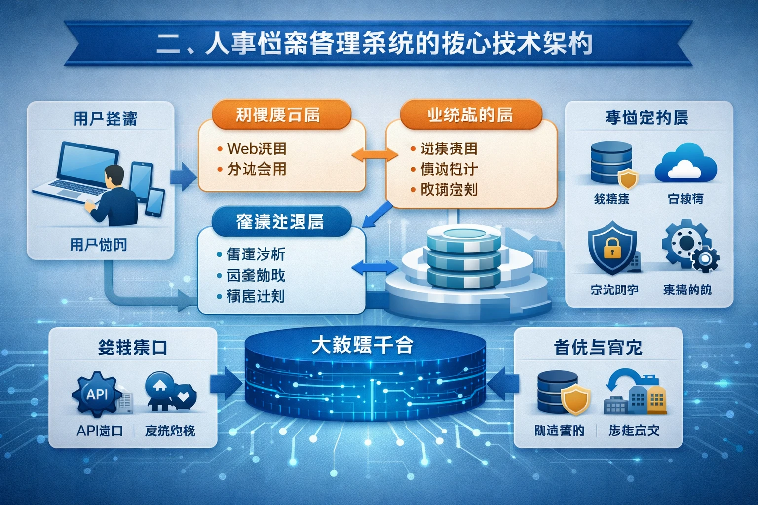 二、人事档案管理系统的核心技术架构
