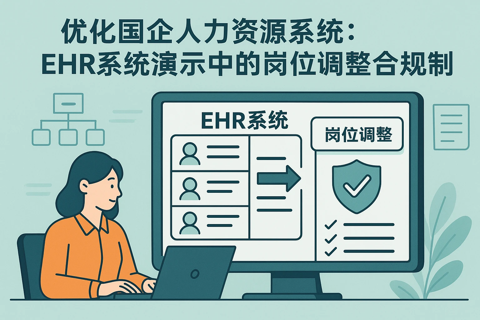 优化国企人力资源系统:EHR系统演示中的岗位调整合规管理