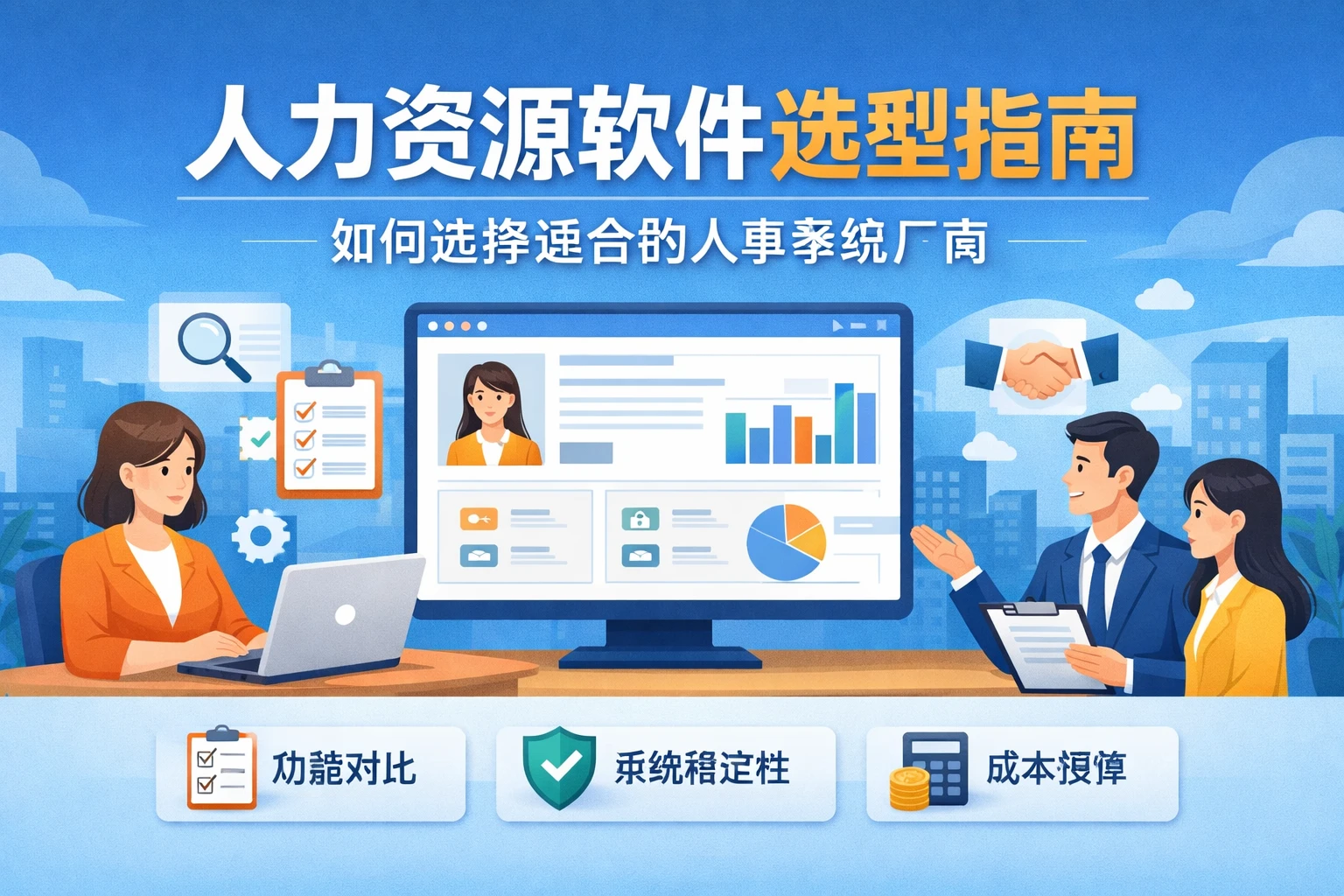 人力资源软件选型指南：如何选择适合的人事系统厂商