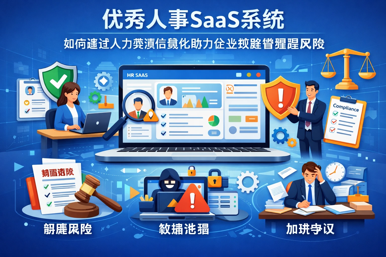 优秀人事SaaS系统如何通过人力资源信息化助力企业规避管理风险