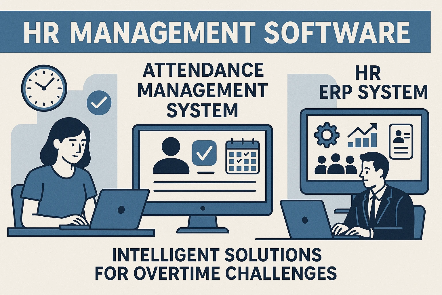 HR管理软件、考勤管理系统与人事ERP系统：应对职场加班挑战的智能解决方案
