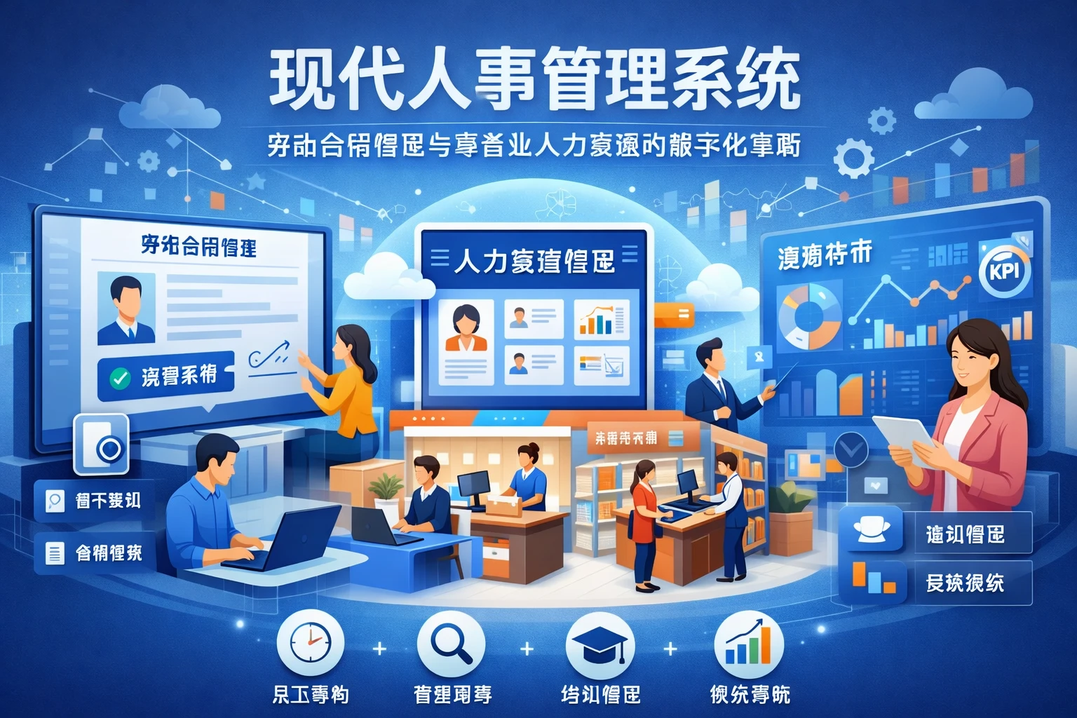 现代人事管理系统：劳动合同管理与零售业人力资源的数字化革新