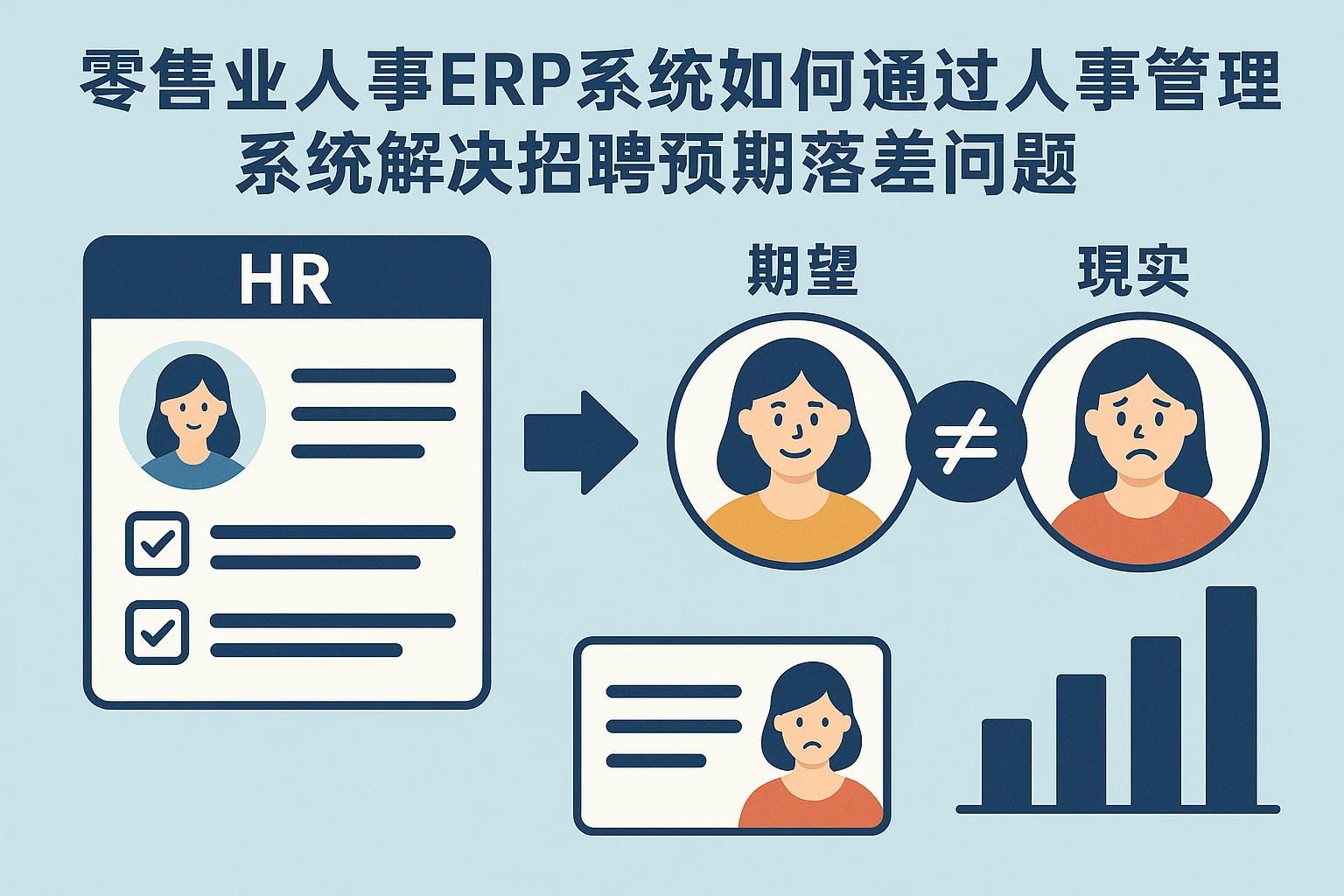 零售业人事ERP系统如何通过人事管理系统解决招聘预期落差问题