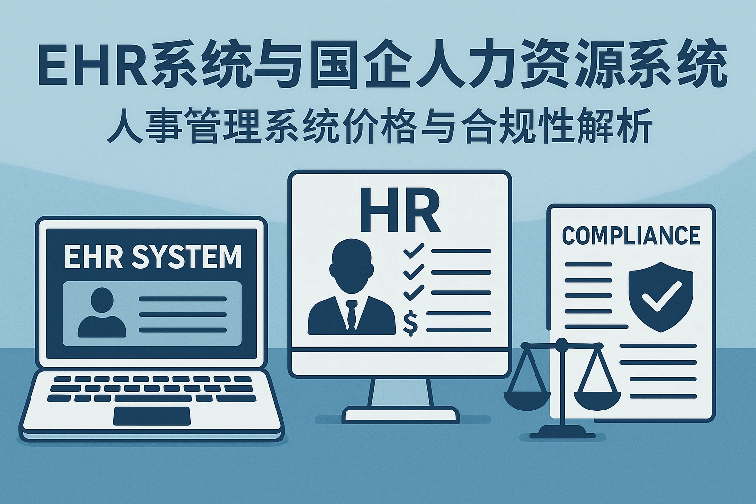 EHR系统与国企人力资源系统：人事管理系统价格与合规性解析