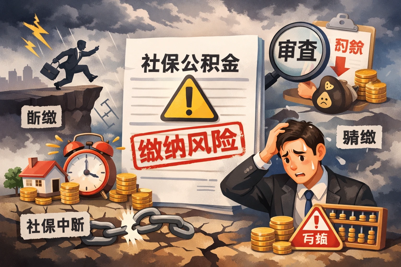 社保公积金缴纳风险