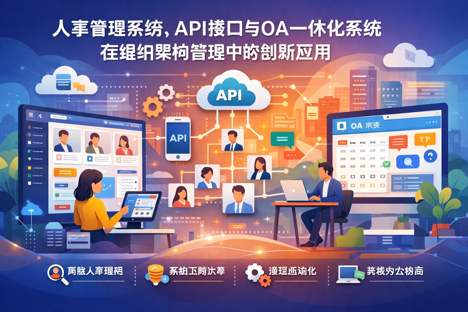 人事管理系统、API接口与OA一体化系统在组织架构管理中的创新应用