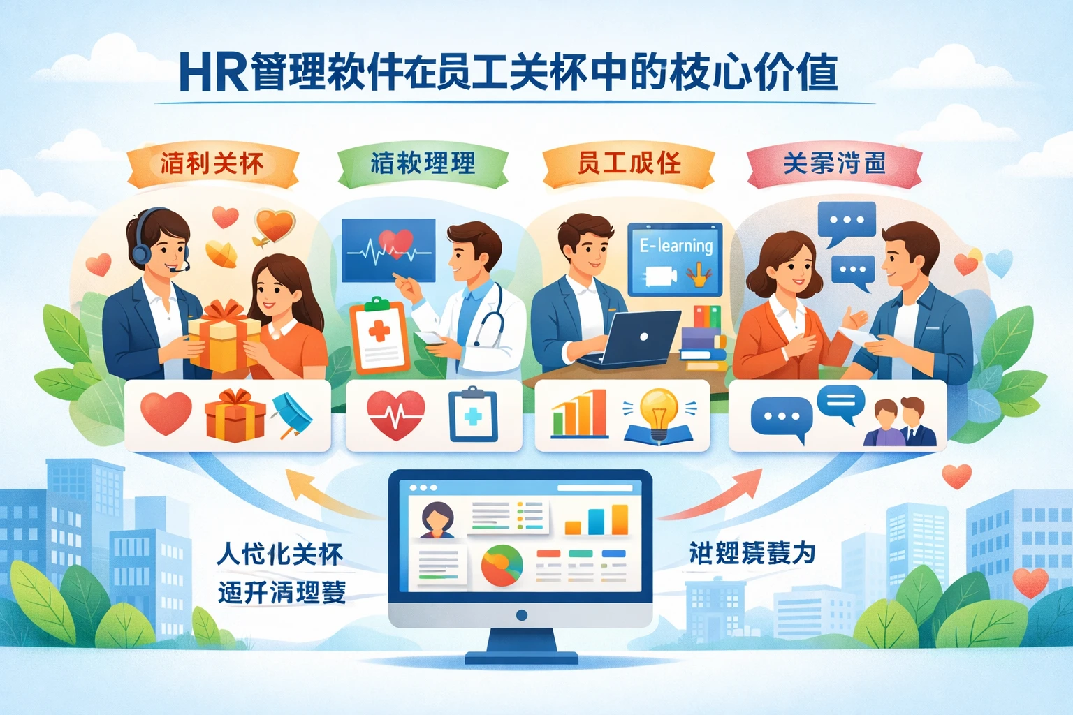 HR管理软件在员工关怀中的核心价值