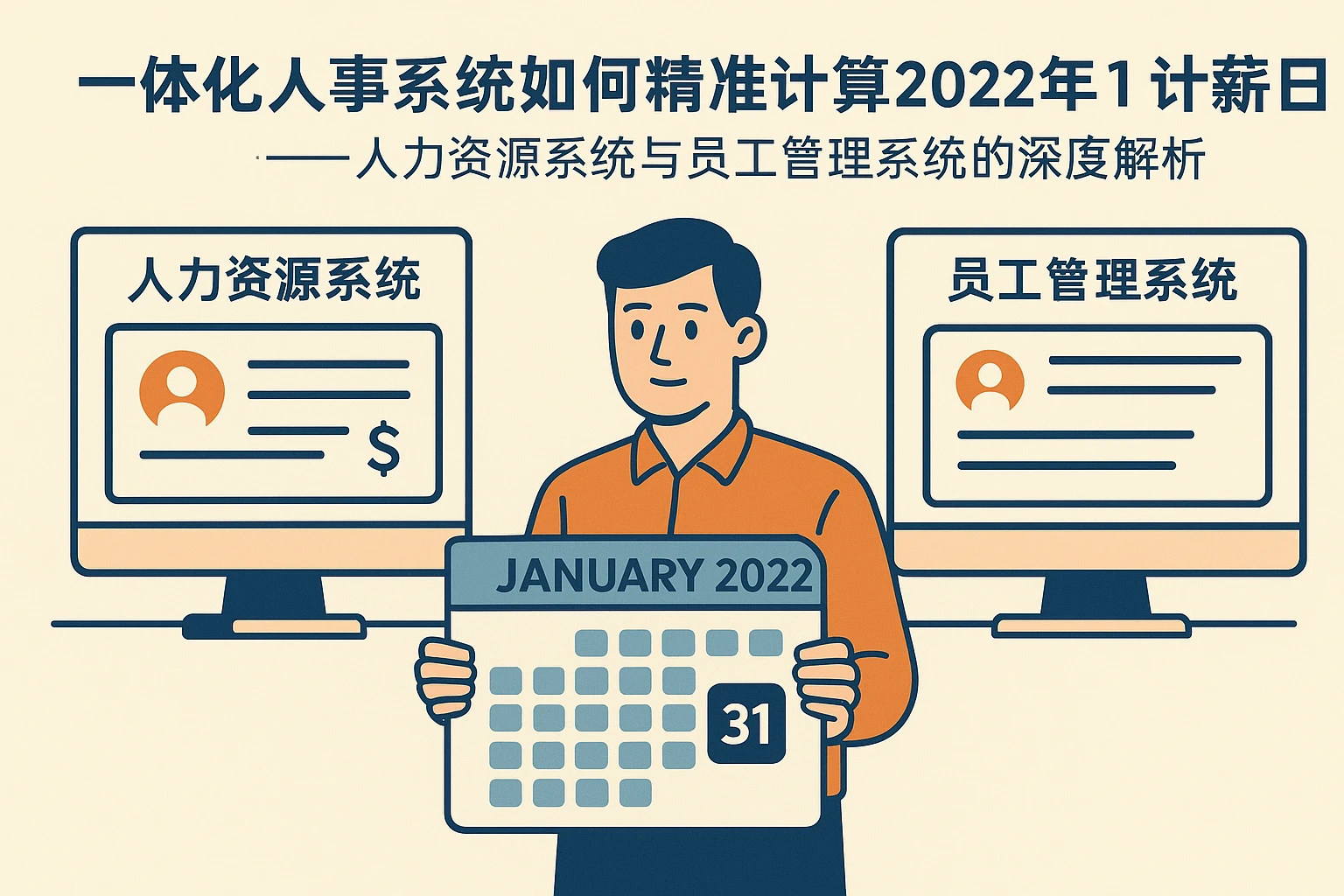 一体化人事系统如何精准计算2022年1月计薪日——人力资源系统与员工管理系统的深度解析