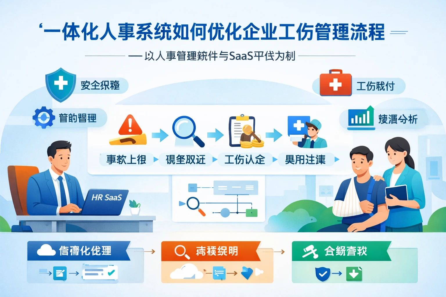 一体化人事系统如何优化企业工伤管理流程——以人事管理软件与SaaS平台为例