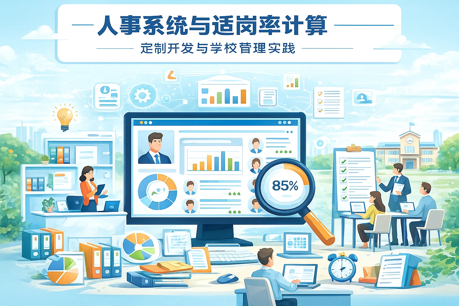 人事系统与适岗率计算：定制开发与学校管理实践
