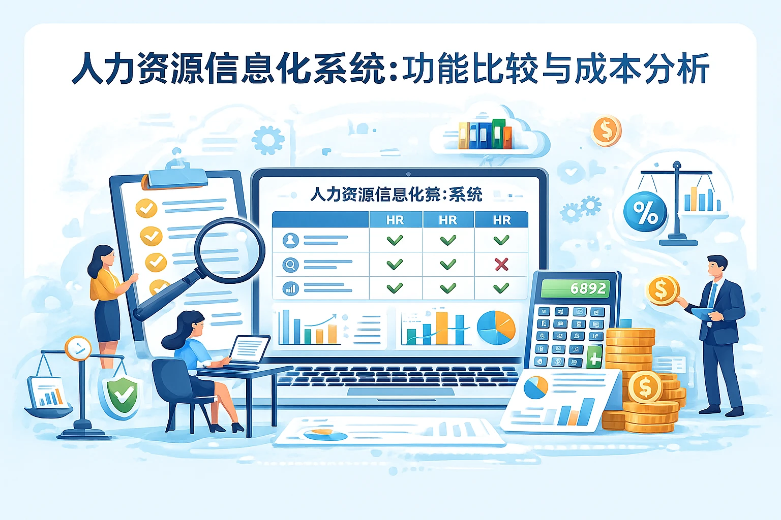 人力资源信息化系统：功能比较与成本分析