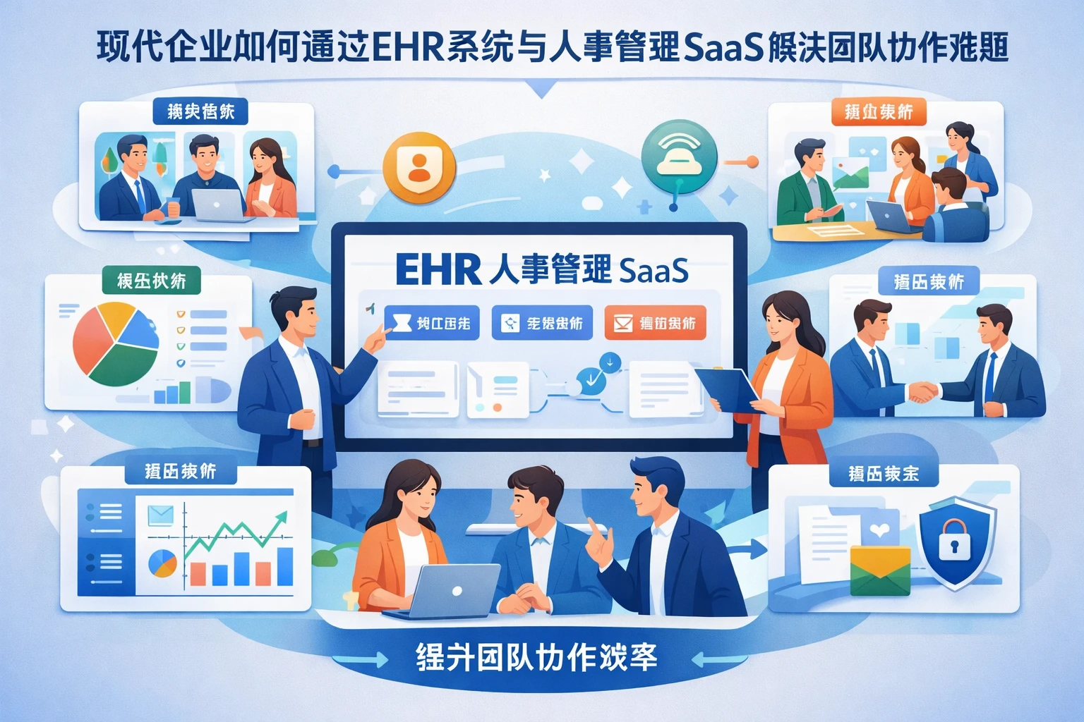 现代企业如何通过EHR系统与人事管理SaaS解决团队协作难题