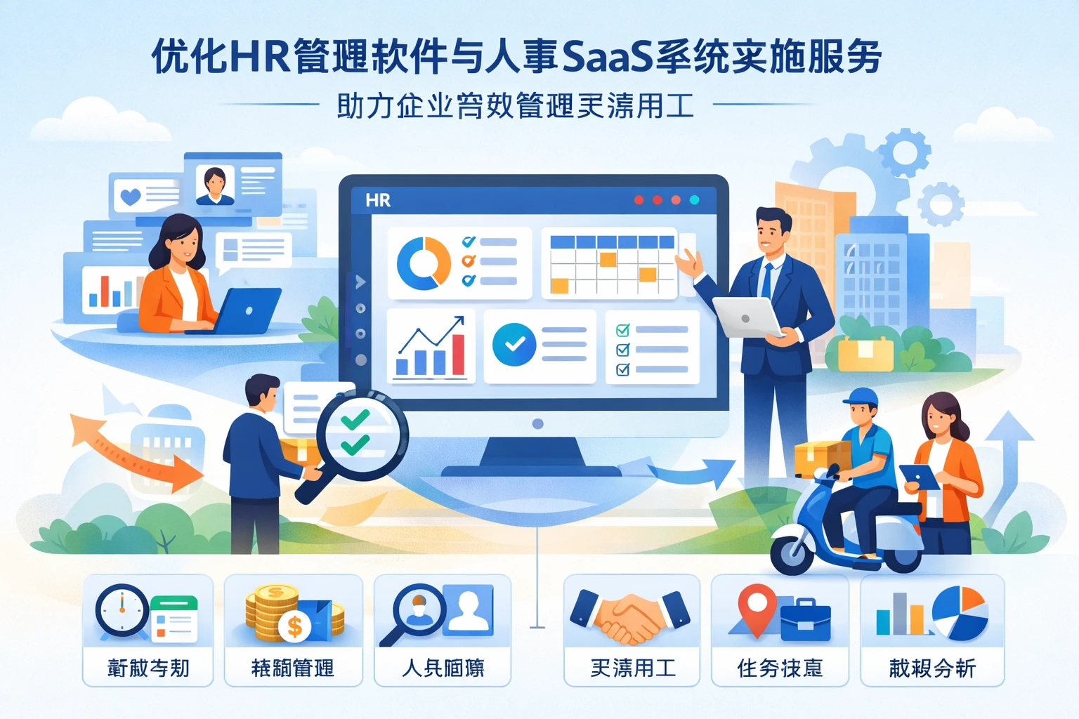 优化HR管理软件与人事SaaS系统实施服务，助力企业高效管理灵活用工