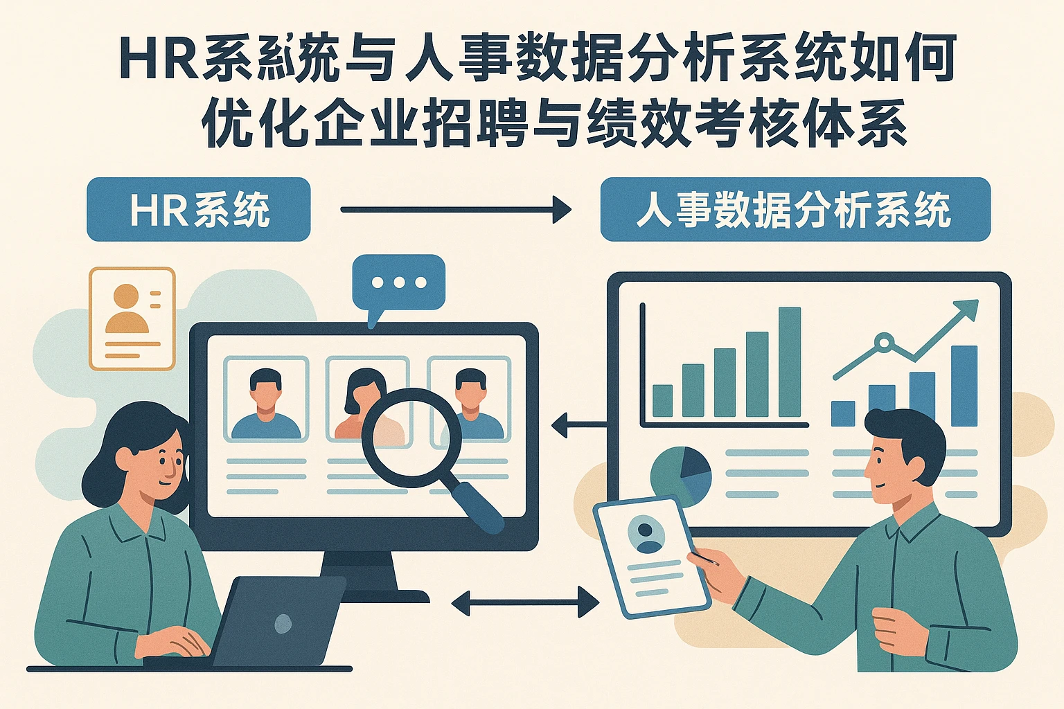 HR系统与人事数据分析系统如何优化企业招聘与绩效考核体系