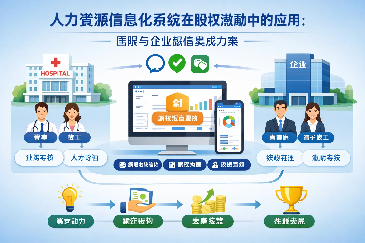 人力资源信息化系统在股权激励中的应用：医院与企业微信集成方案