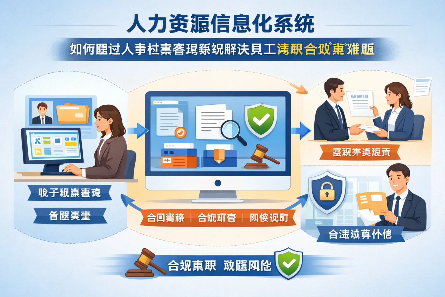 人力资源信息化系统如何通过人事档案管理系统解决员工离职合规难题