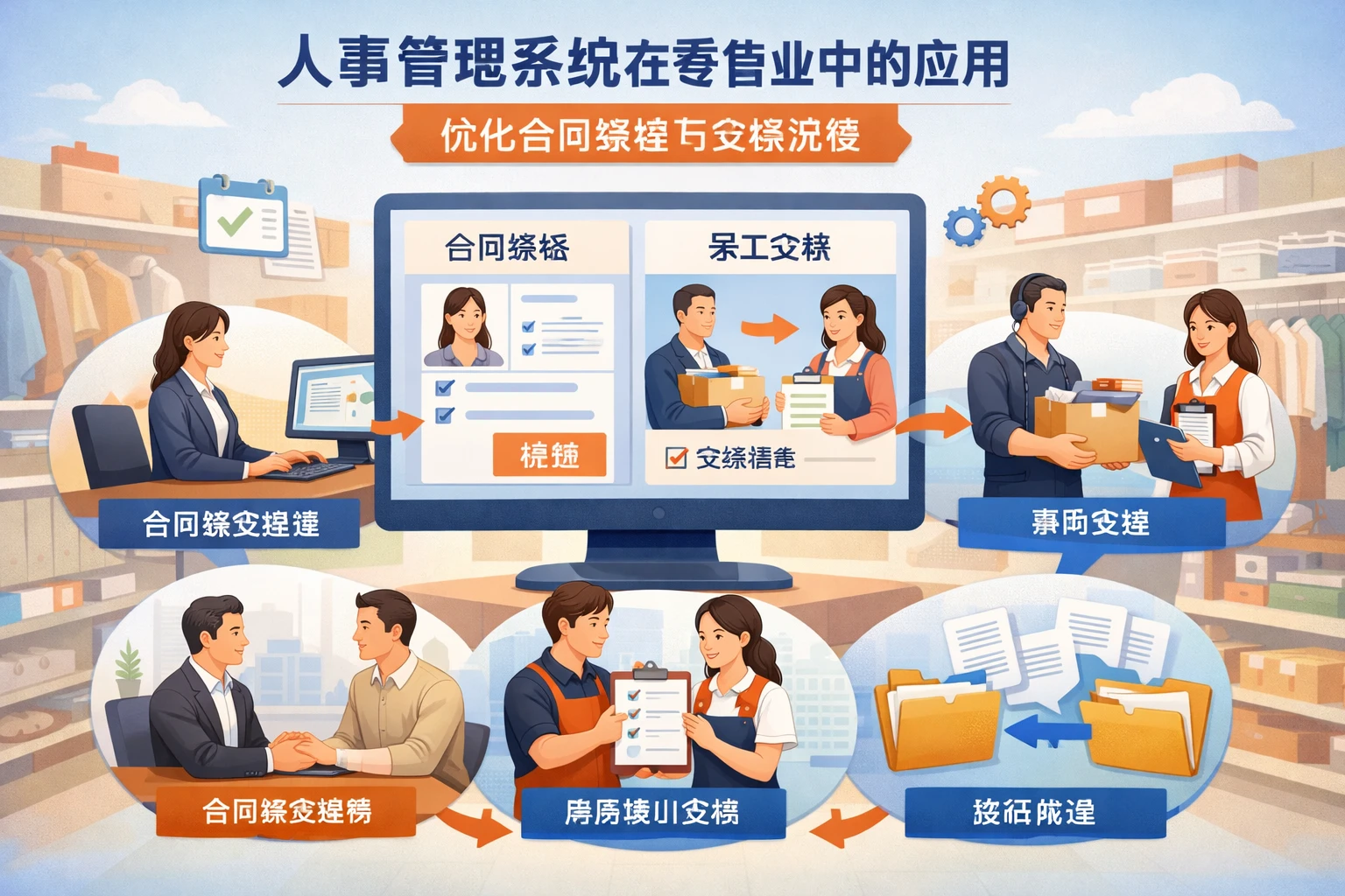 人事管理系统在零售业中的应用：优化合同续签与交接流程