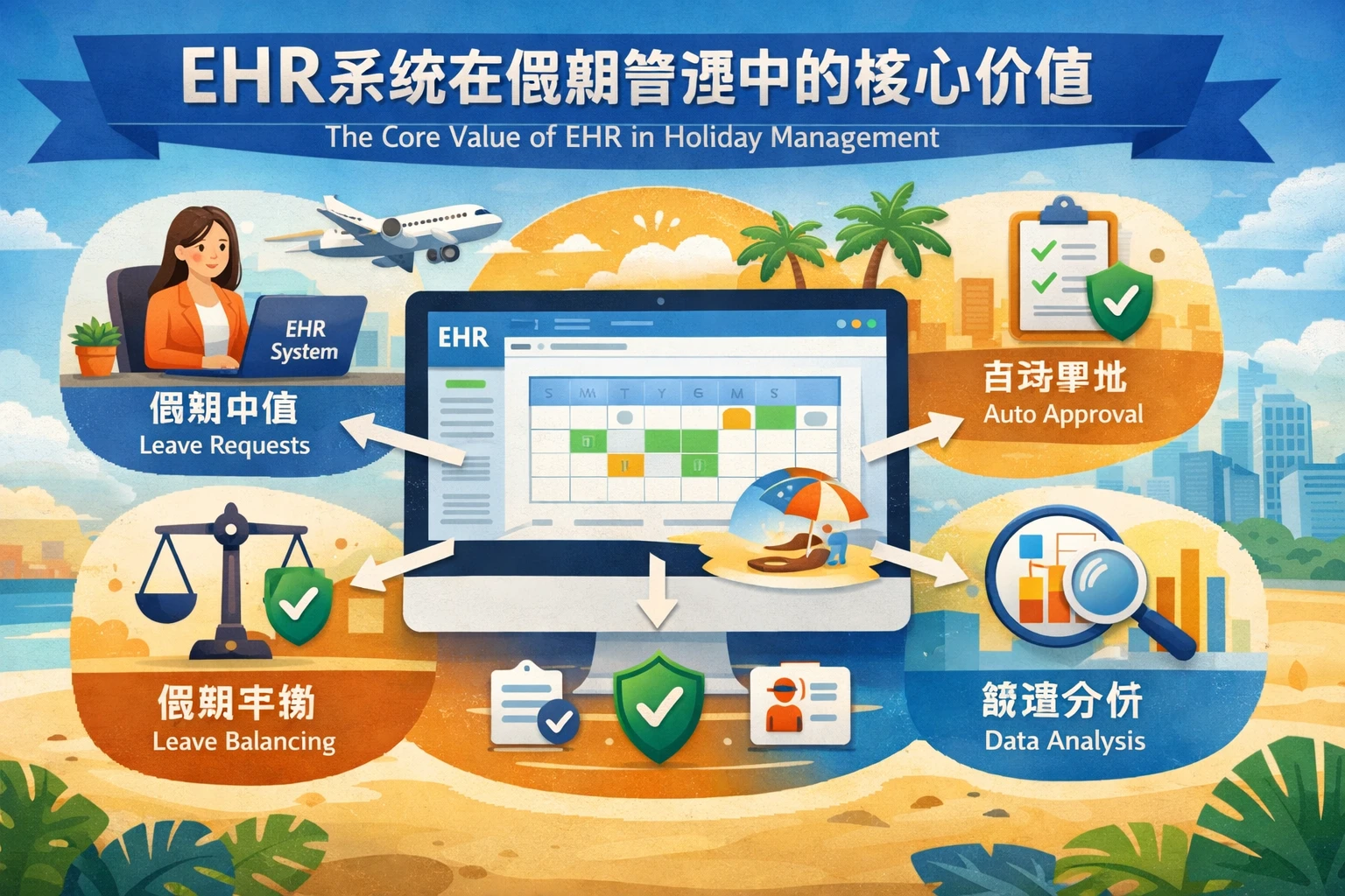 EHR系统在假期管理中的核心价值