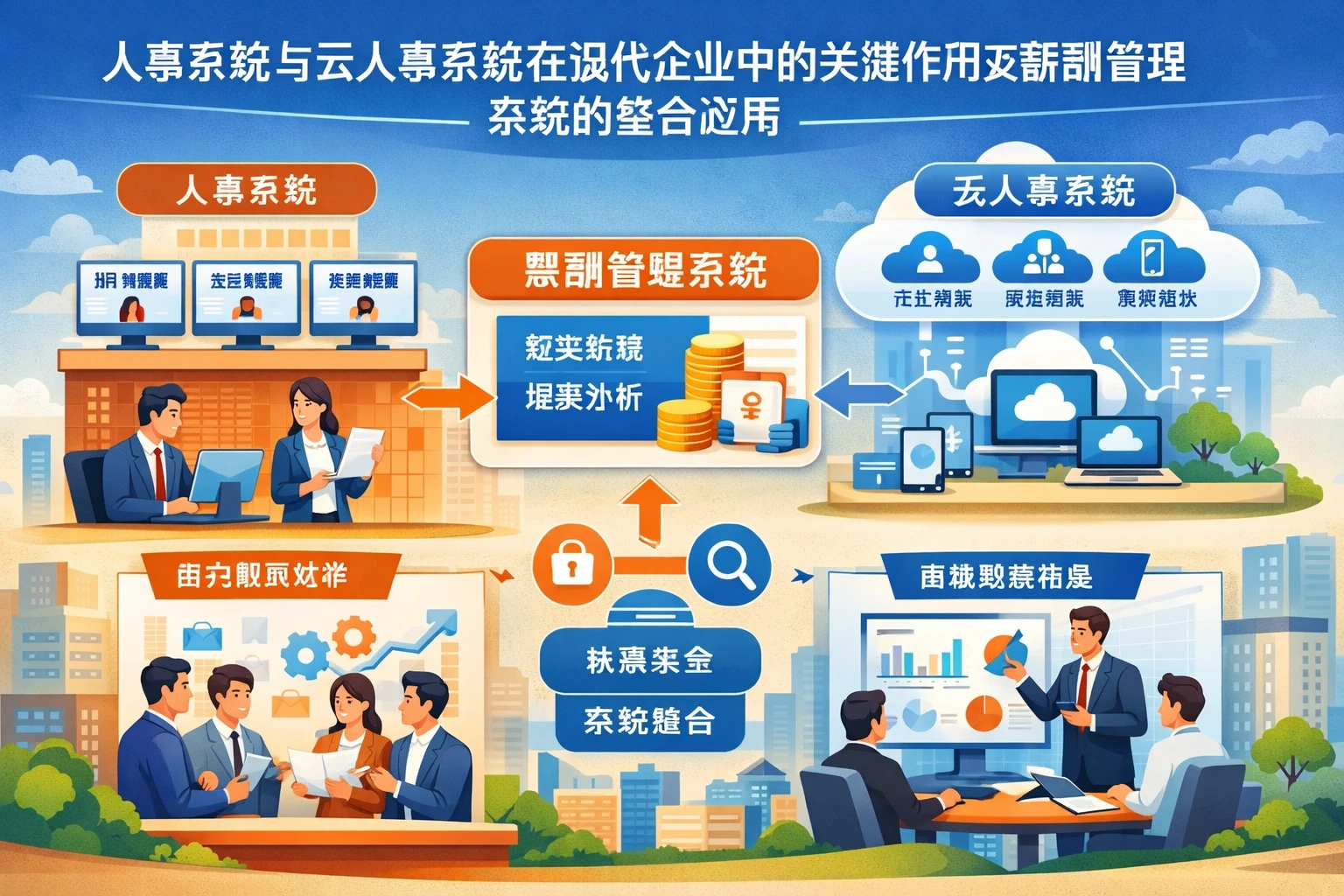 人事系统与云人事系统在现代企业中的关键作用及薪酬管理系统的整合应用