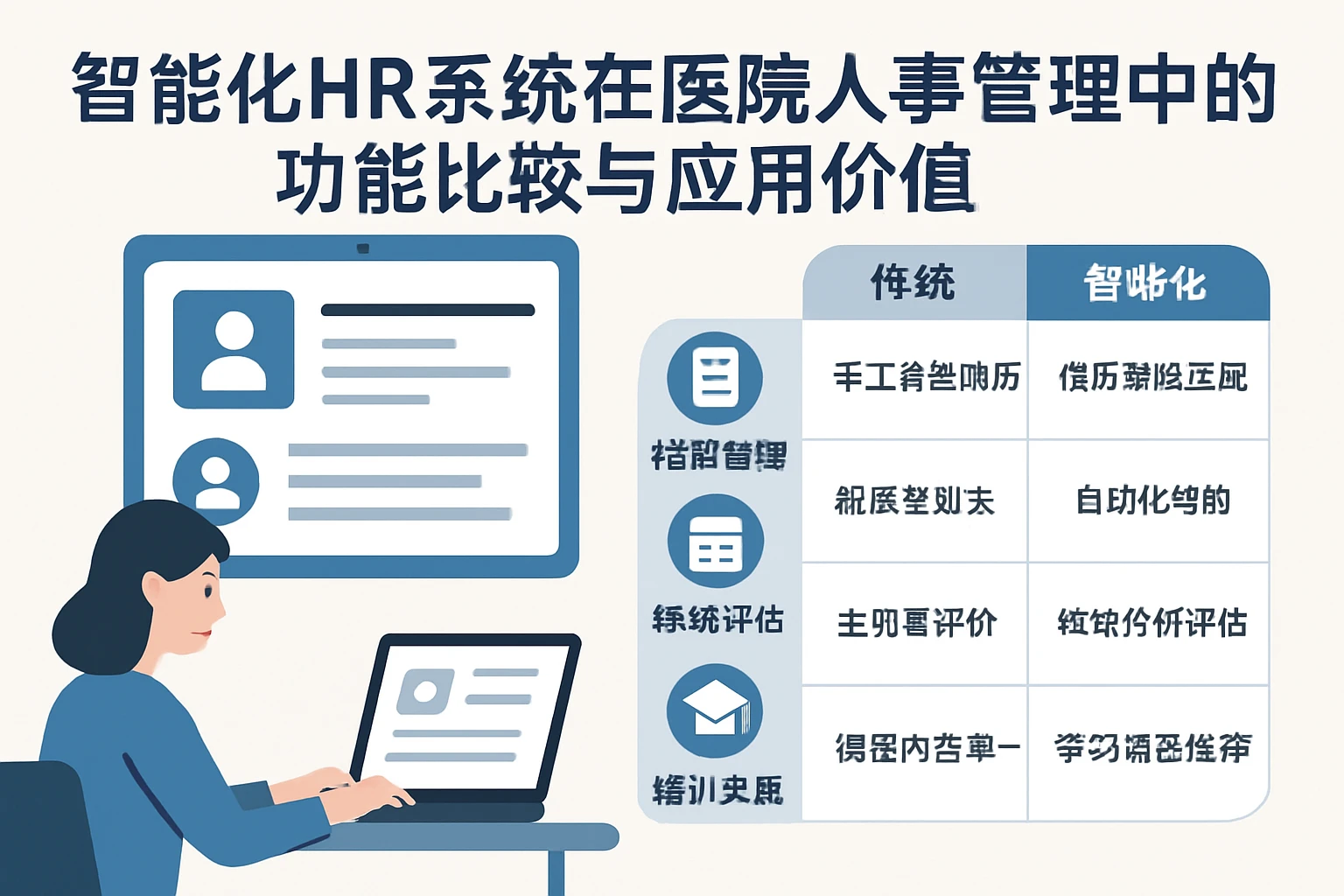 智能化HR系统在医院人事管理中的功能比较与应用价值