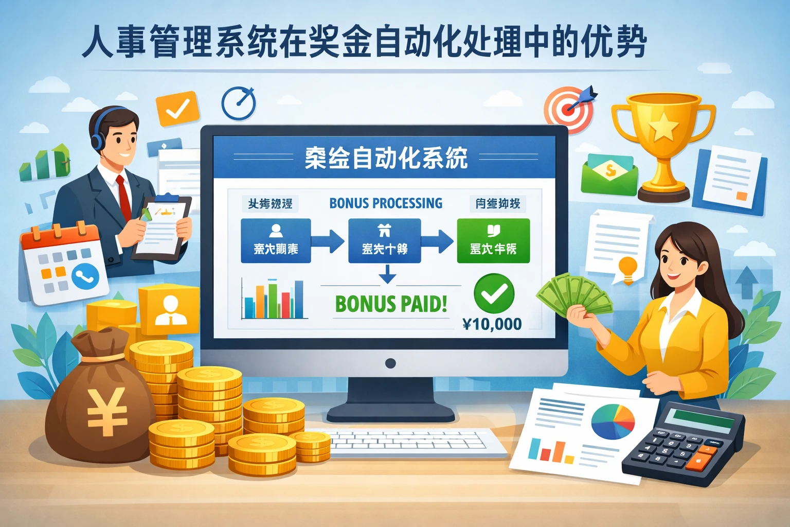 人事管理系统在奖金自动化处理中的优势