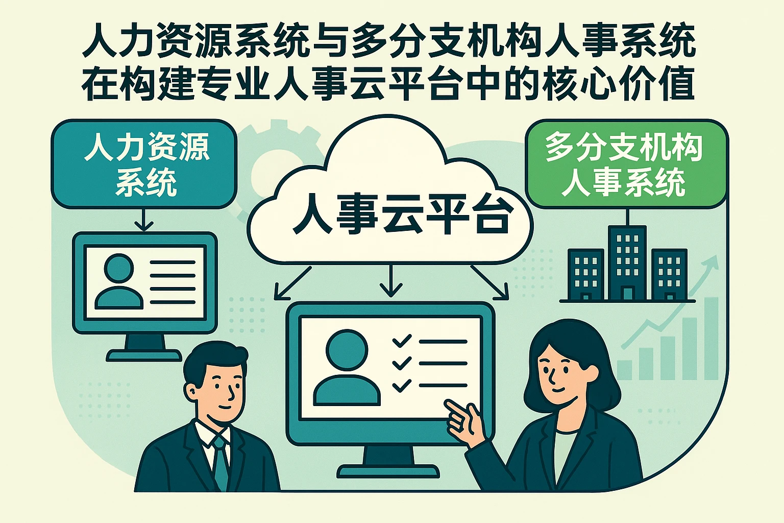 人力资源系统与多分支机构人事系统在构建专业人事云平台中的核心价值