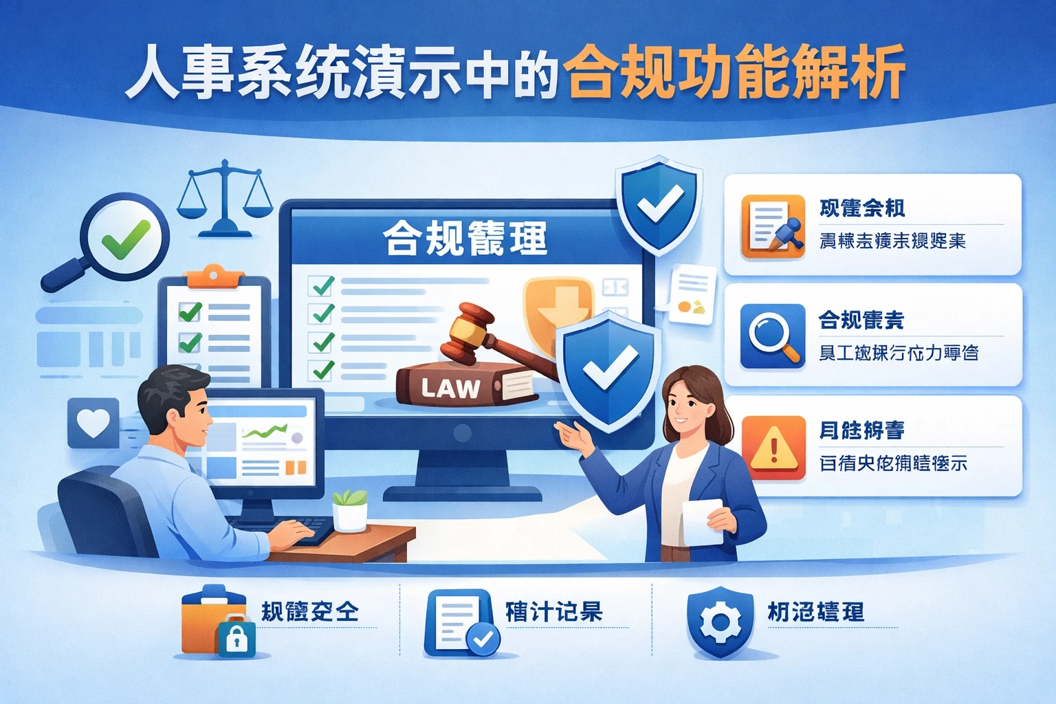 人事系统演示中的合规功能解析