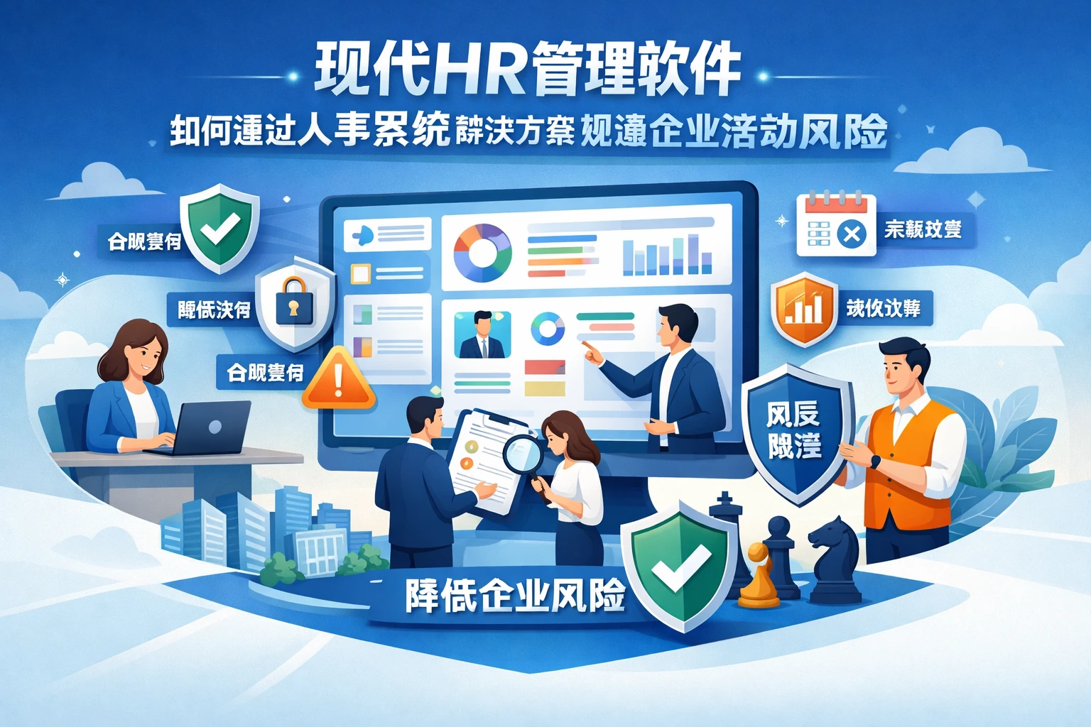 现代HR管理软件如何通过人事系统解决方案规避企业活动风险